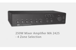 Amply AEX MA 2425 liền Mixer, 4 Zones, công suất 250W