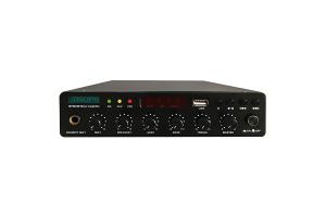 Amply liền Mixer DSPPA MP9306D công suất 60W hỗ trợ USB, Bluetooth, nguồn 24V DC